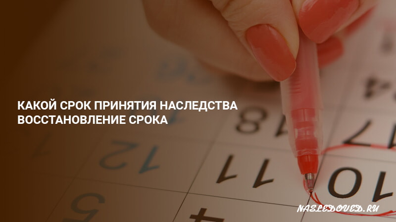 6 месяцев принятия наследства. Принятие наследства. Исковое о восстановлении срока для принятия наследства.